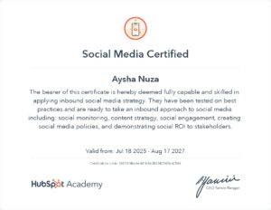 social media certified